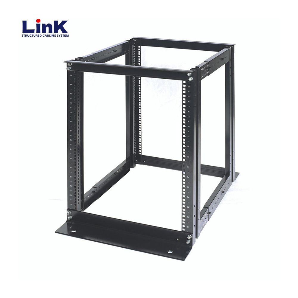 Open Rack 2-Post Server Rack 27u لإدارة معدات الاتصال بكفاءة