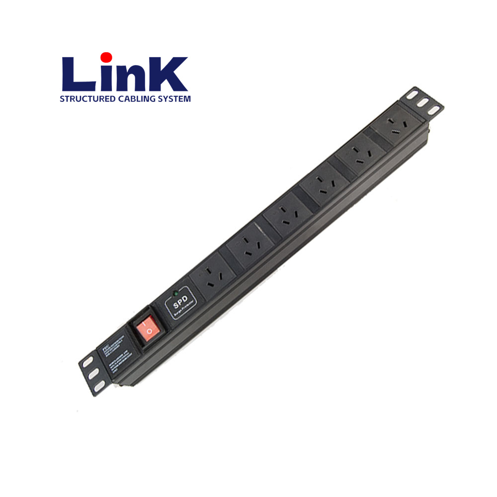 منافذ شبكة مُدارة ذات 8 منافذ PDU مع SNMP و Telnet Dustproof PDU