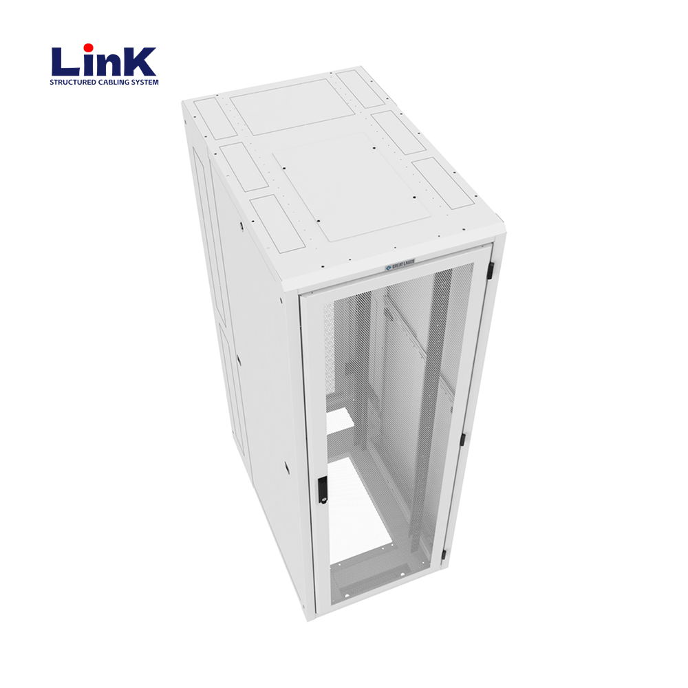 رفوف غلاف الخادم المخصصة 42 ru 47u تجميع 600x600mm خزانة شبكة البيانات